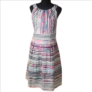 Multicolor Striped Women's Dress